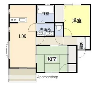 プレベールB【2階】の間取り