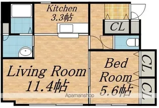 発寒サーティスⅠ番館【3階】の間取り