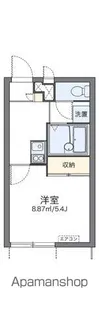 レオパレスウィンゴ【1階】の間取り