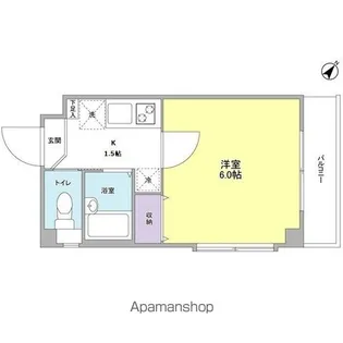 メゾンフラワー田園調布【2階】の間取り