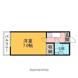 コーポ栄【2階】の間取り
