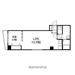 グランカーサ永山公園通 east【9階】の間取り