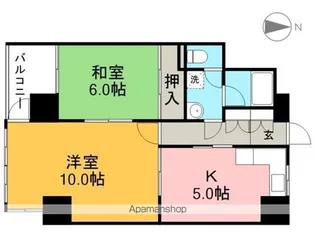 住友ハイツ【7階】の間取り