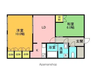 佐野ファイブパレス【2D号室】の間取り