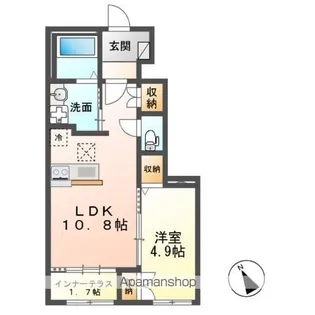 LA PORTA(ラ・ポルタ)【1階】の間取り