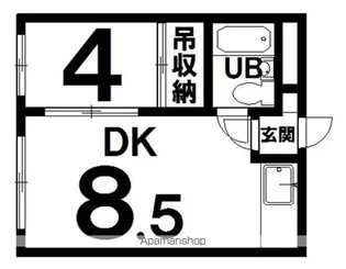 コーポリツ【202号室】の間取り