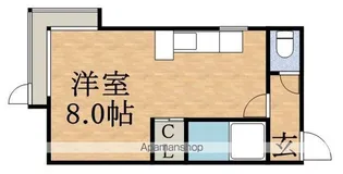 クルーズハウス南4条【2階】の間取り