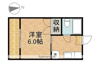 杉山ハイツC【111号室】の間取り