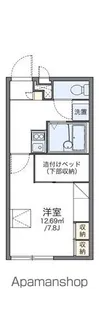 レオパレス三久【1階】の間取り