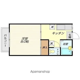 メゾンネオラ桜田【201号室】の間取り