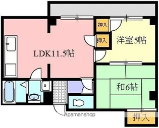 ソニックビル【3階】の間取り