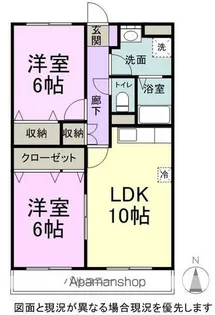 ソレイユコートS【205号室】の間取り