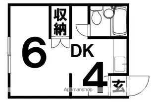 グレースハイム17【103号室】の間取り