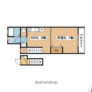 グランデ花水木【2階】の間取り