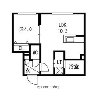 グラシオン【1階】の間取り