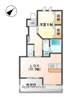 愛媛県今治市桜井4丁目【アパート】の間取り