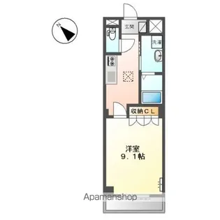 グリーングラス弐番館【102号室】の間取り