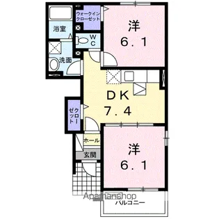 キング フィッシャー【1階】の間取り