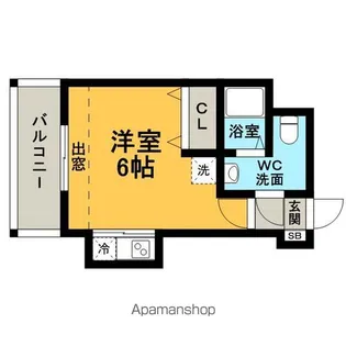 エステートモアイーストパーク【210号室】の間取り