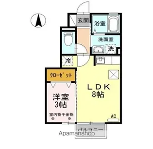 ルイティア Ⅰ【1階】の間取り