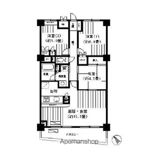 ガーデンコート洋光台【2階】の間取り