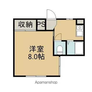 プチメゾンS【203号室】の間取り