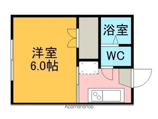 サンハイツ坪井【1階】の間取り