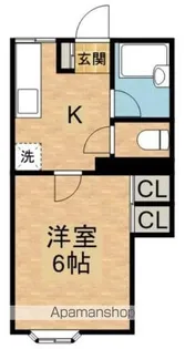 パレーシャル鈴木【2階】の間取り