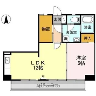 ハイム辻A【2階】の間取り