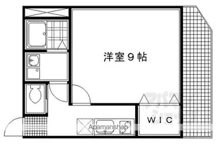 G・F二条城【101号室】の間取り