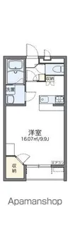 レオパレスK&Mサンロード【1階】の間取り