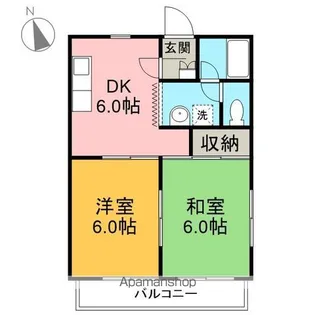 マーキュリーⅡ【101号室】の間取り