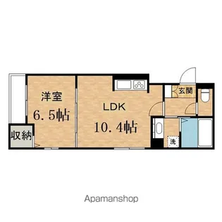 セレーノ堀之内【2階】の間取り