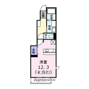 サニーヴィラS【1階】の間取り