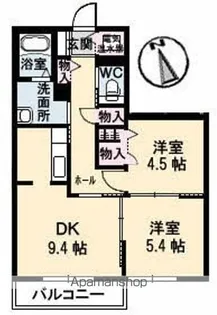 広島県尾道市高須町【アパート】の間取り