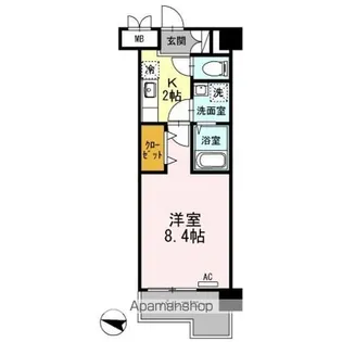 カーサ フェリーチェ 柴又【1階】の間取り