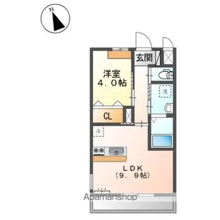 はるる【1階】の間取り