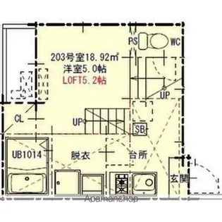 ハーモニーテラス山田【2階】の間取り