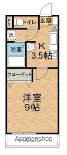 エルピスフタゴ【105号室】の間取り