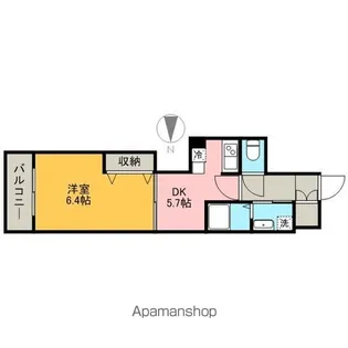 エステムプラザ名古屋駅前プライムタワー【809号室】の間取り