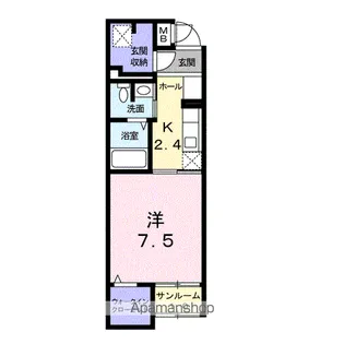 ボニート・トルチャ【1階】の間取り