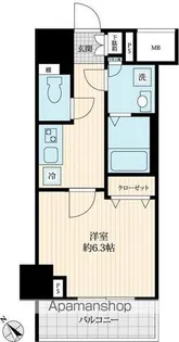 KNOTS大山【6階】の間取り
