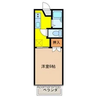 シティハイツ西志賀【2階】の間取り