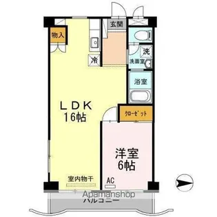 ローゼ宮尾【4階】の間取り