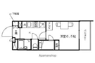 レオパレス西ノ京円町【101号室】の間取り