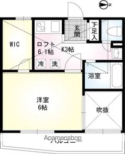 コンフォート湘南辻堂Ⅱ【2階】の間取り