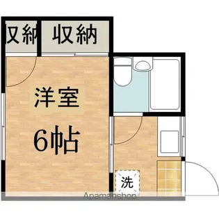 1Kの間取り画像