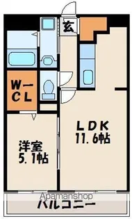 YSマンション弐番館【6階】の間取り