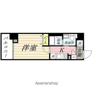 マキシヴ鶴見【8階】の間取り