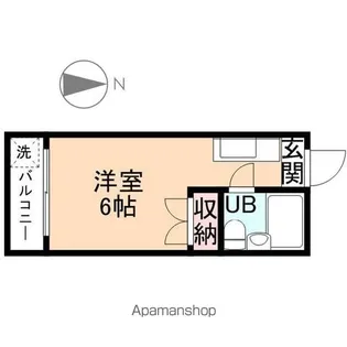 ラフォーレ泉【102号室】の間取り